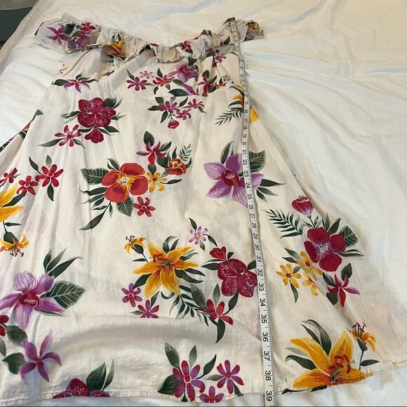 Old Navy Plus flutter Ruffle Neckline Knee Length dress size 1X - Picture 6 of 9